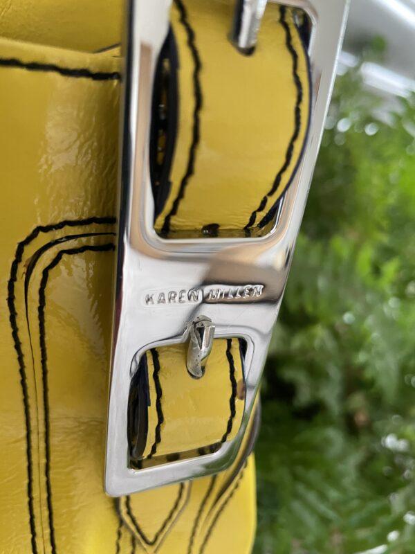 SPECIAL KAREN MILLEN YELLOW LEATHER BAG - Image 2