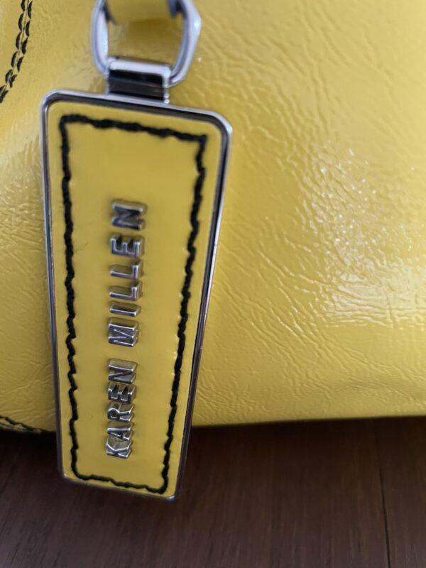 SPECIAL KAREN MILLEN YELLOW LEATHER BAG - Image 3