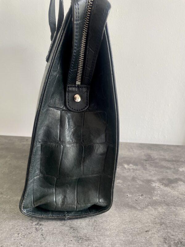 VINTAGE MULBERRY CROC LEATHER BAG - Image 3