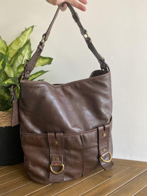 VINTAGE TOMMY HILFIGER LEATHER BAG - Image 10