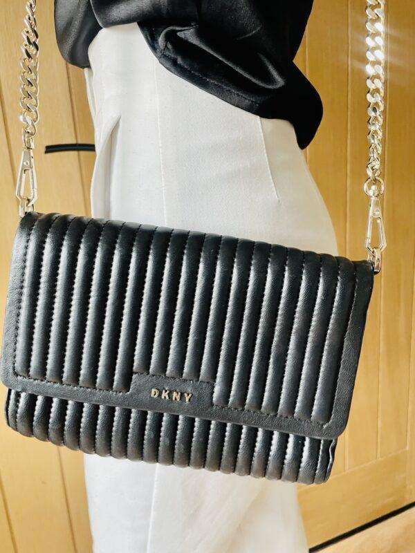 DKNY Black Quilted Leather Gansevoort ( This Bag Is Selling at £120.00 On Other used Sites)