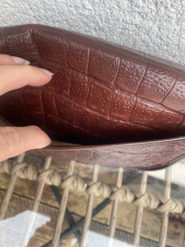 VINTAGE MULBERRY CROC LEATHER CROSSBODY/ SHOULDER BAG - Image 6