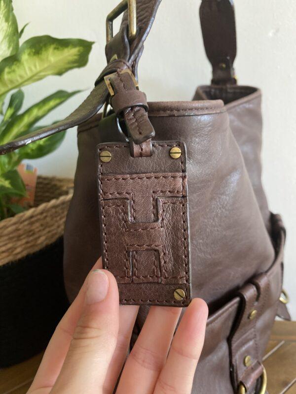 VINTAGE TOMMY HILFIGER LEATHER BAG - Image 7
