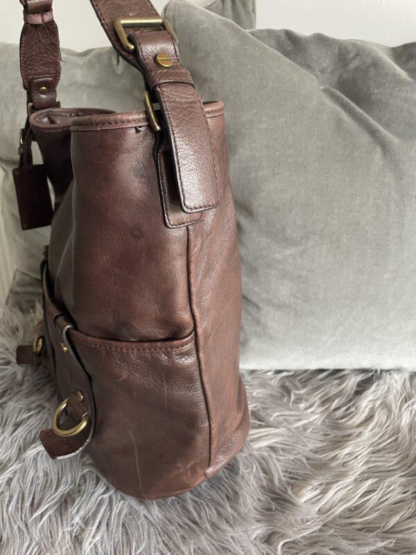 VINTAGE TOMMY HILFIGER LEATHER BAG - Image 5