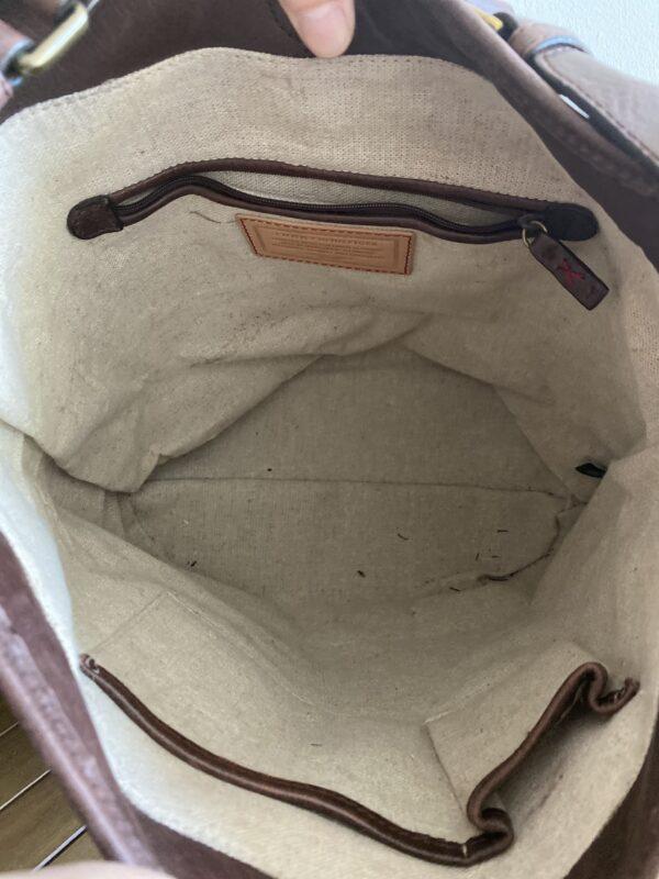VINTAGE TOMMY HILFIGER LEATHER BAG - Image 9