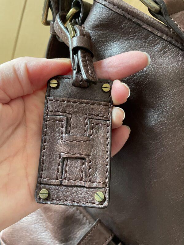 VINTAGE TOMMY HILFIGER LEATHER BAG - Image 6