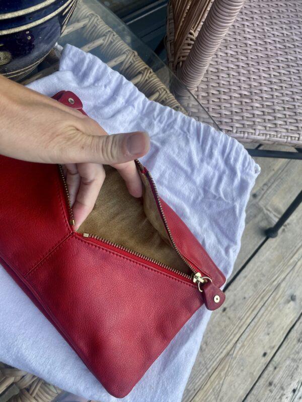 JIMMY CHOO RED CLUTCH - Image 3