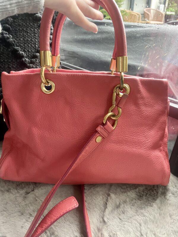 MARC JACOBS STUNNING CORAL LEATHER BAG - PURCHASED SELFRIDGES £355.00 - JUST £60 - Image 10
