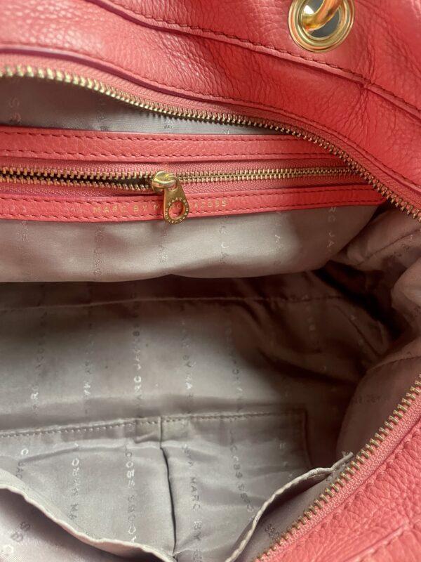 MARC JACOBS STUNNING CORAL LEATHER BAG - PURCHASED SELFRIDGES £355.00 - JUST £60 - Image 11
