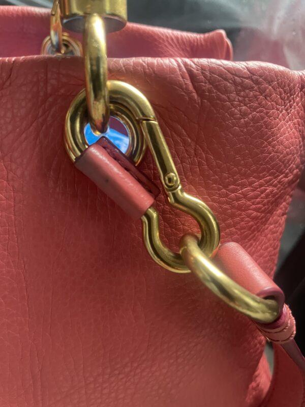 MARC JACOBS STUNNING CORAL LEATHER BAG - PURCHASED SELFRIDGES £355.00 - JUST £60 - Image 9