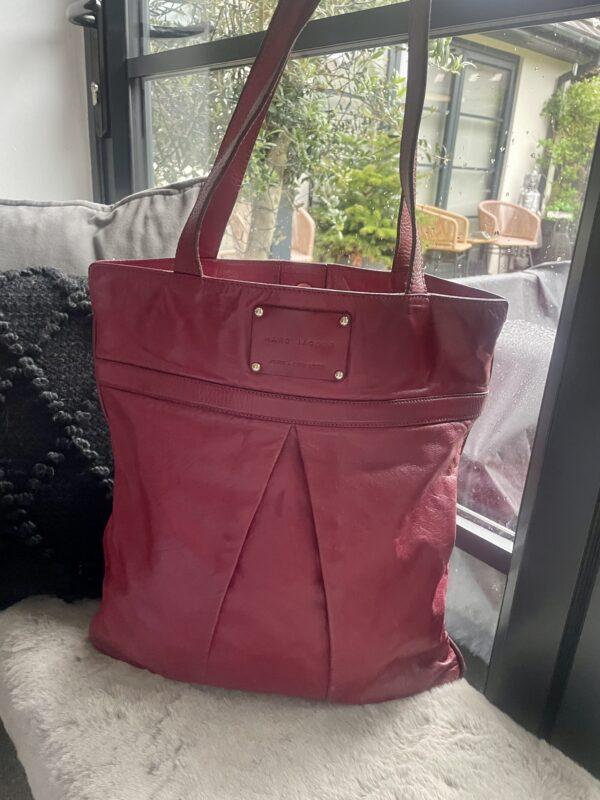 VINTAGE MARC JACOBS DARK CHERRY 🍒 TOTE - SOFT LEATHER - £38.00 - Image 11