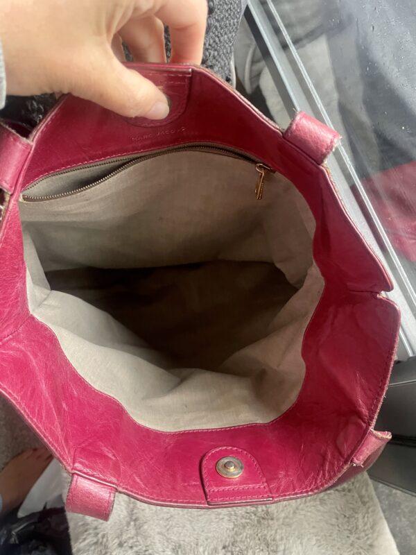 VINTAGE MARC JACOBS DARK CHERRY 🍒 TOTE - SOFT LEATHER - £38.00 - Image 8