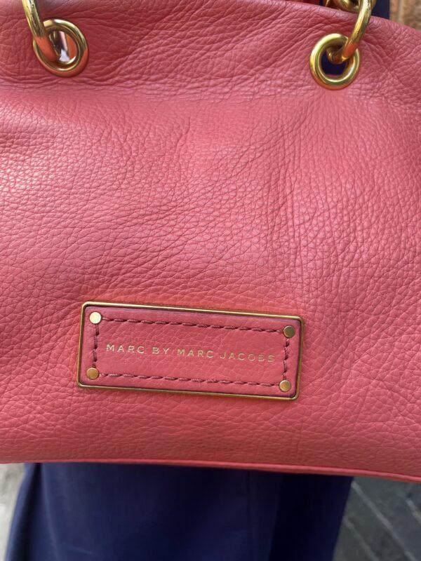 MARC JACOBS STUNNING CORAL LEATHER BAG - PURCHASED SELFRIDGES £355.00 - JUST £60 - Image 3