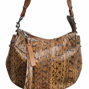 JIMMY CHOO SNAKESKIN SHOULDER BAG