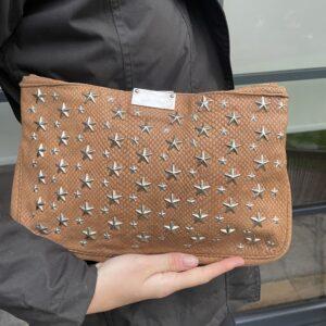 JIMMY CHOO PRE-LOVED TAN ZULU BAG