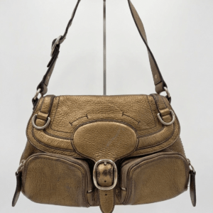 BURBERRY GOLD SHOULDER BAG