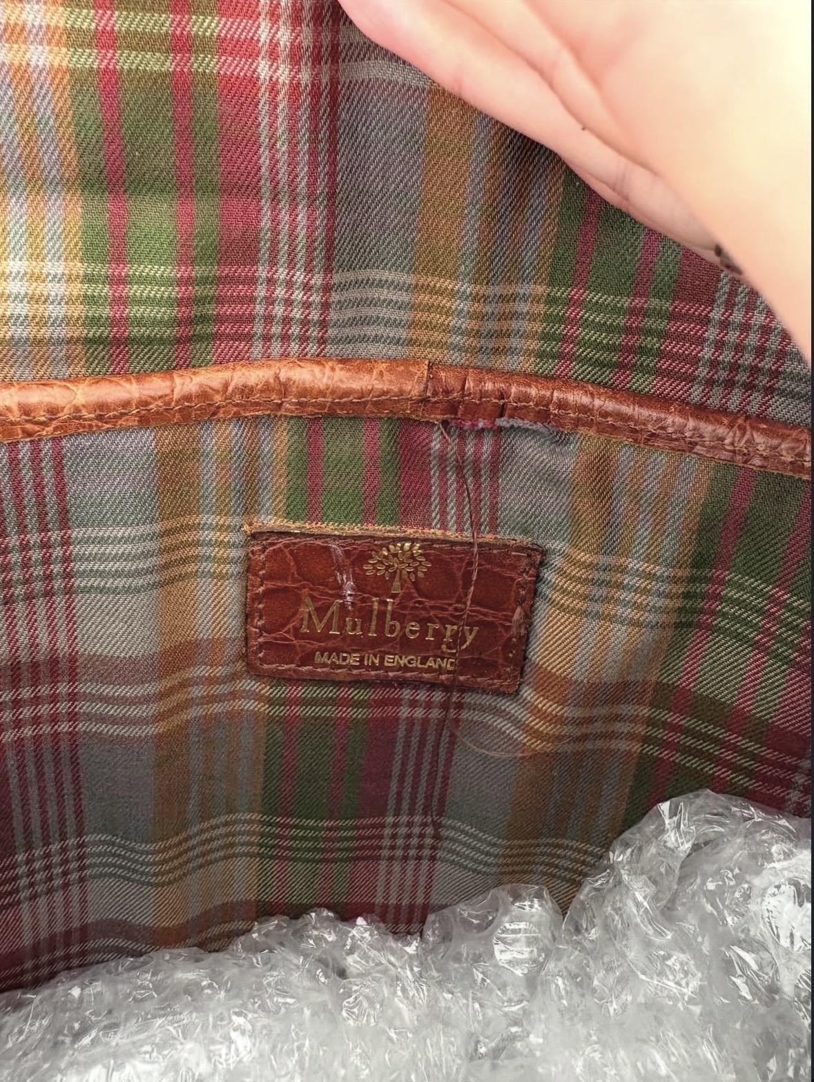 MULBERRY RED SADDLE BAG - Image 4